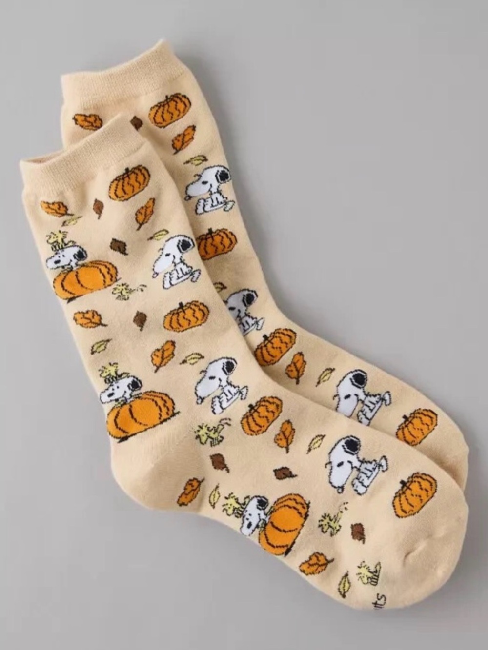 Peanuts Snoopy Pumpkin Crew Socks - American Eagle